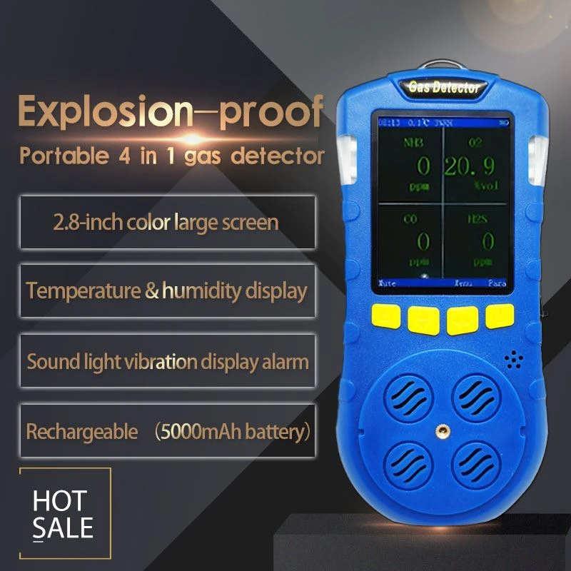 portable 4 in 1 gas detector